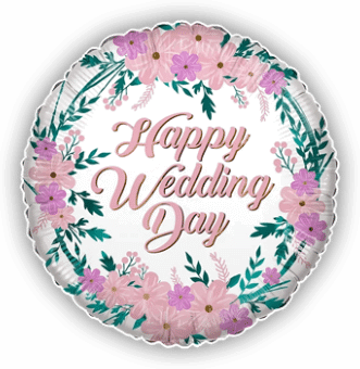 Happy Wedding Day Floral