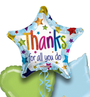 Thanks For All You Do Star Balloon