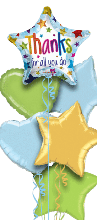 Thanks For All You Do Star Balloon