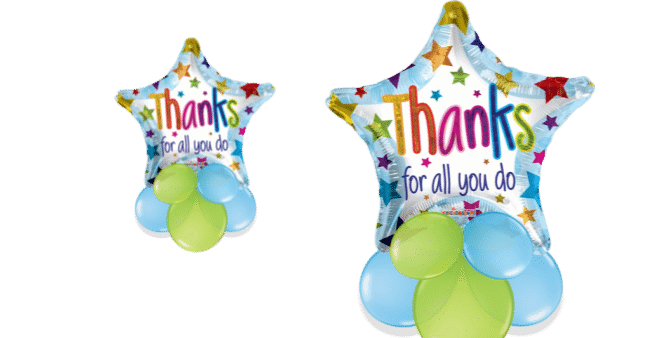 Thanks For All You Do Star Balloon