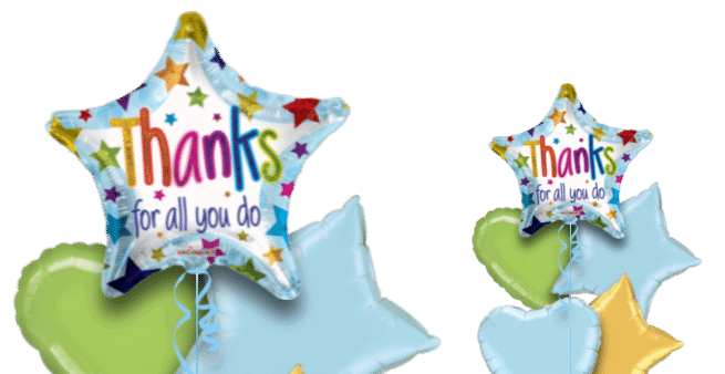 Thanks For All You Do Star Balloon