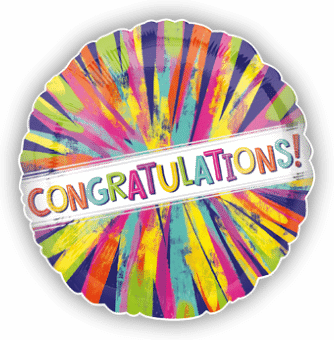 Congratulations Colour Burst
