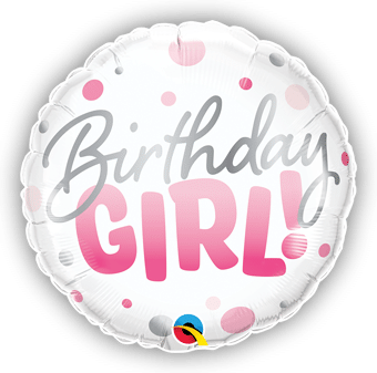 Birthday Girl Pink Spots