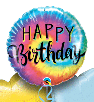 Colourful Birthday Balloon
