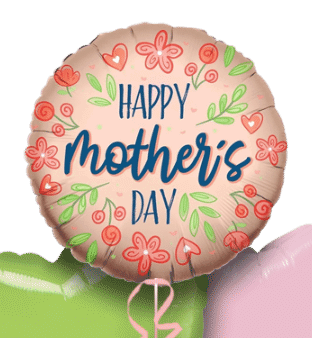 Mothers Day Flowers Balloon