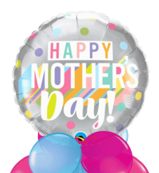 Mothers Day Colourful Dots Balloon