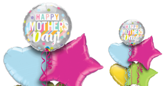 Mothers Day Colourful Dots Balloon