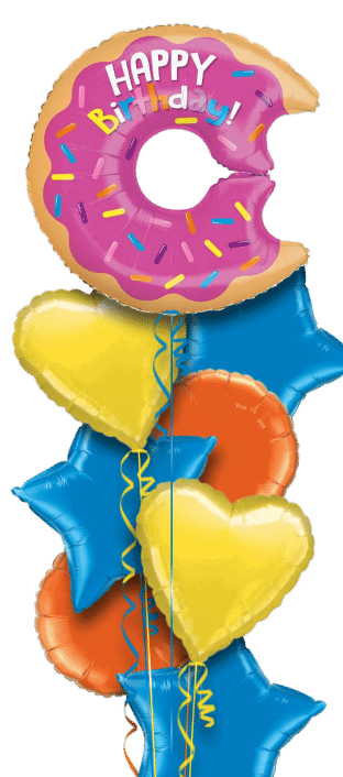 Happy Birthday Iced Donut Balloon