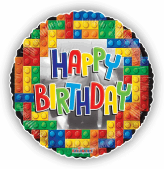 Happy Birthday Lego Blocks