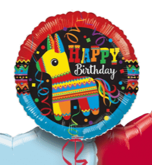 Happy Birthday Pinata Balloon