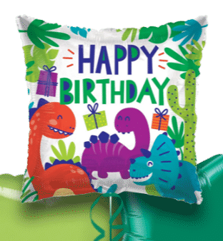 Birthday Dinosaurs Balloon