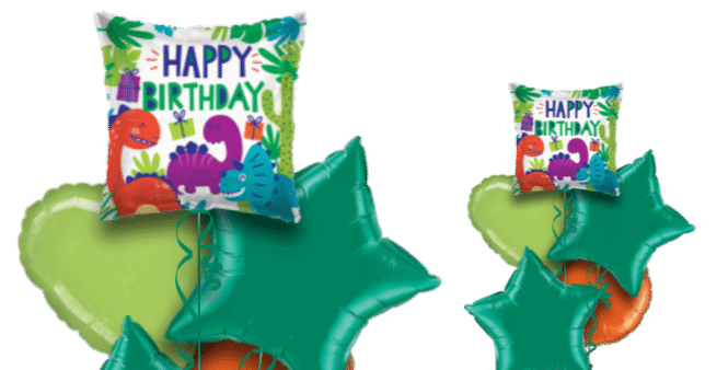 Birthday Dinosaurs Balloon