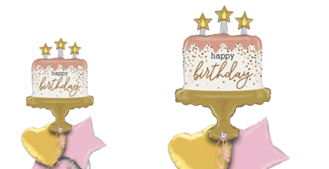 Birthday Sparkle Cake Balloon