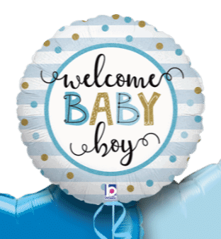 Welcome Baby Boy Balloon