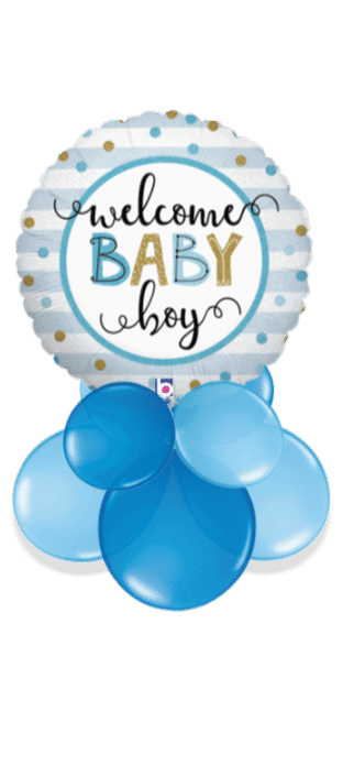 Welcome Baby Boy Balloon