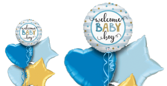 Welcome Baby Boy Balloon