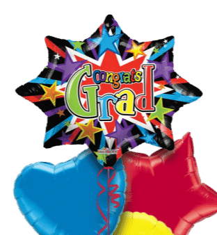 Congrats Grad Starburst Balloon
