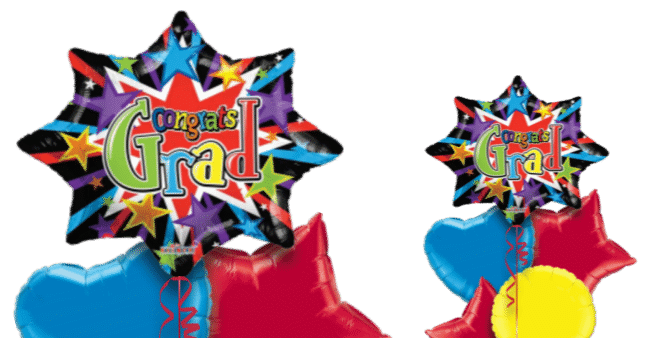 Congrats Grad Starburst Balloon