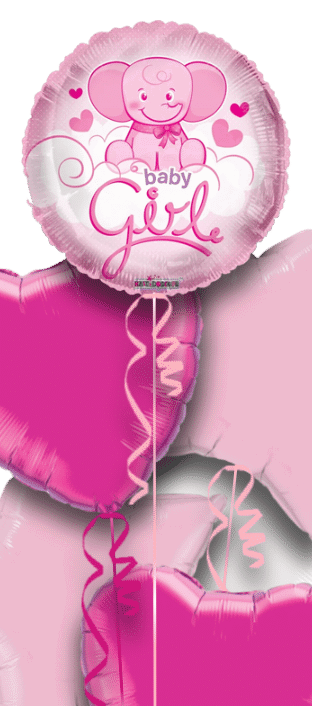 Cute Baby Girl Elephant Balloon