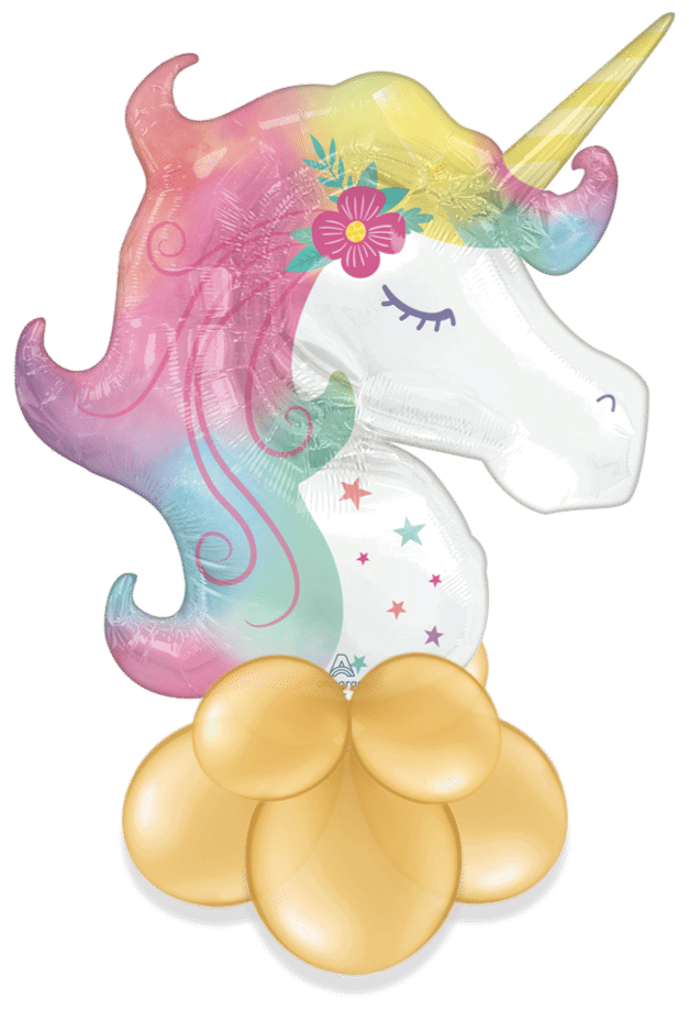 Rainbow Unicorn Air Filled Display