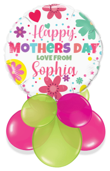 Mothers Day Bright Flowers Air Filled Display