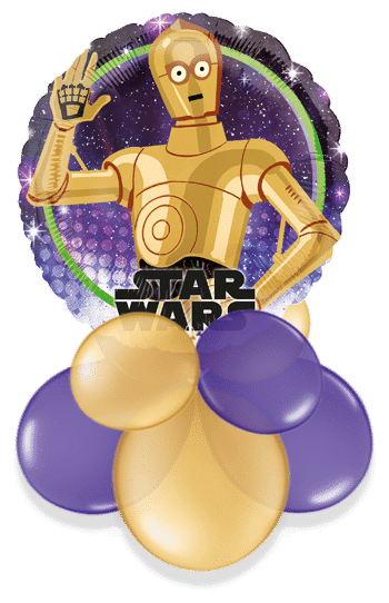 C3PO Star  Wars Air Filled Display