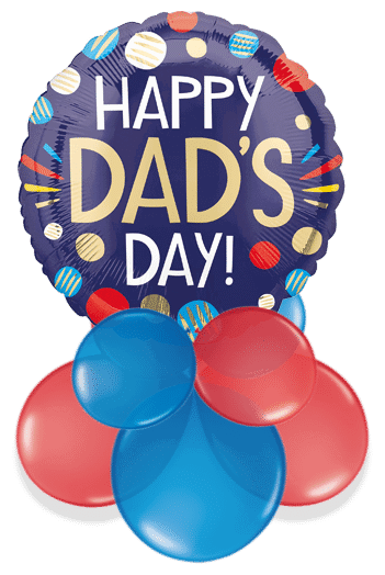 Fathers Day Dots Air Filled Display
