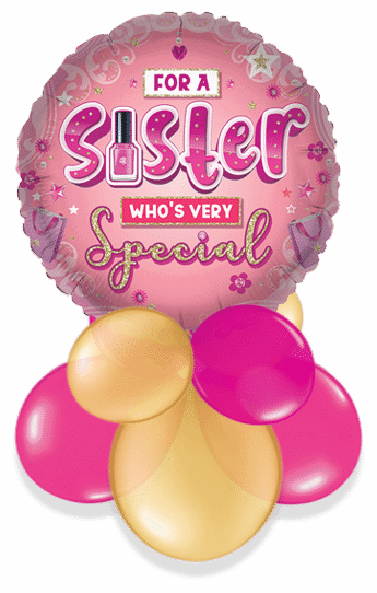 For a Sister Who's Very Special Air Filled Display