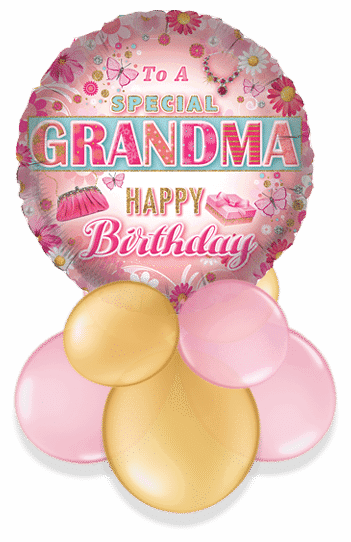 Happy Birthday to a Special Grandma  Air Filled Display