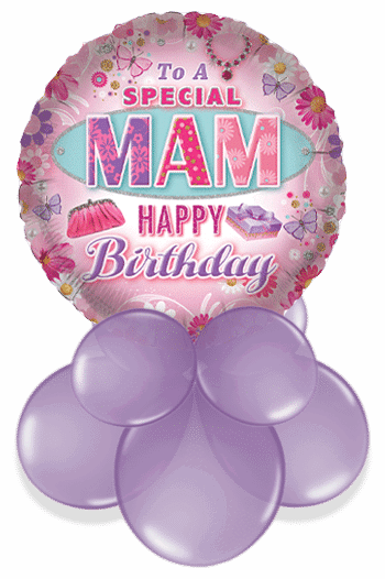 Happy Birthday to a Special Mam Air Filled Display