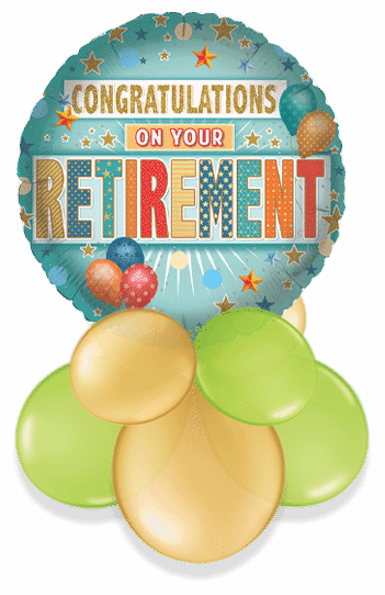 Congratulations on your Retirement Air Filled Display