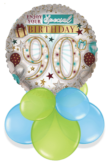 Enjoy Your Special 90th Birthday Air Filled Display