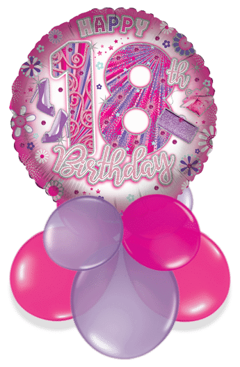 Happy 18th Birthday Air Filled Display