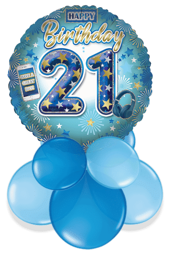 Happy 21st Birthday Air Filled Display