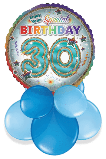 Enjoy Your 30th Birthday Air Filled Display