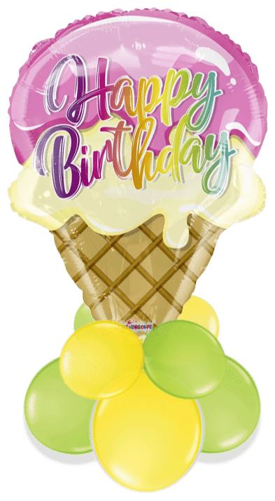 Birthday Ice Cream Air Filled Display
