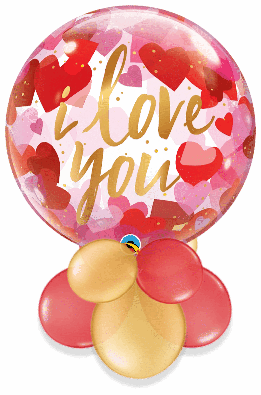 Love Hearts Bubble Air Filled Display