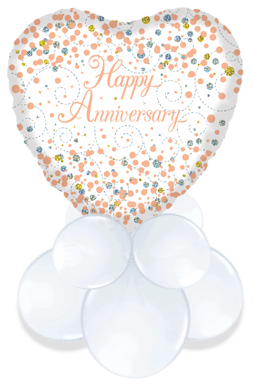 Anniversary Sparkle Air Filled Display