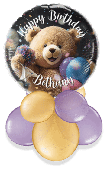Birthday Bear Air Filled Display