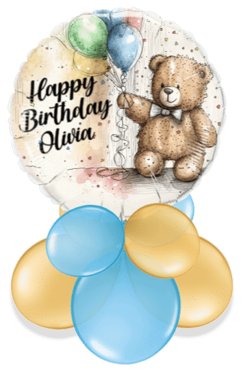 Birthday Bear Air Filled Display
