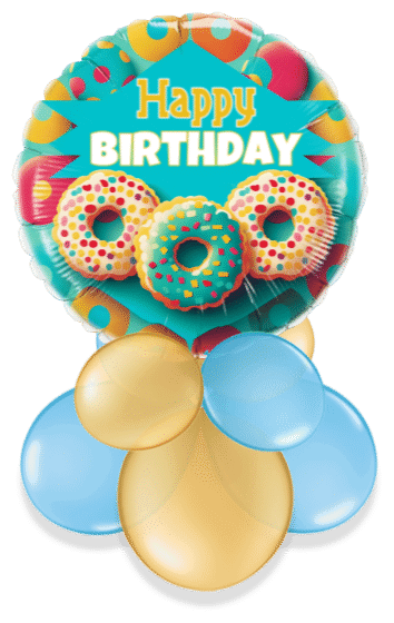 Birthday Donuts Air Filled Display