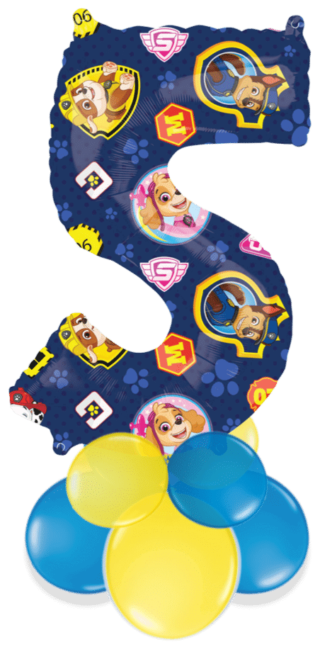 Paw Patrol Blue 5 Air Filled Display