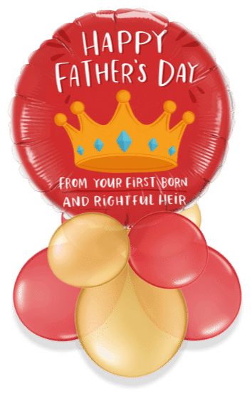 Father's Day from your First Born Air Filled Display