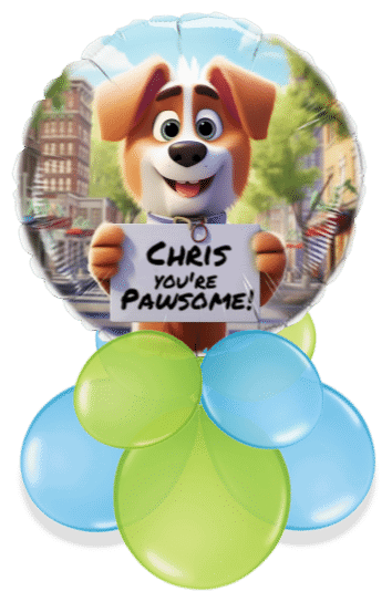 Doggy Pawsome Air Filled Display