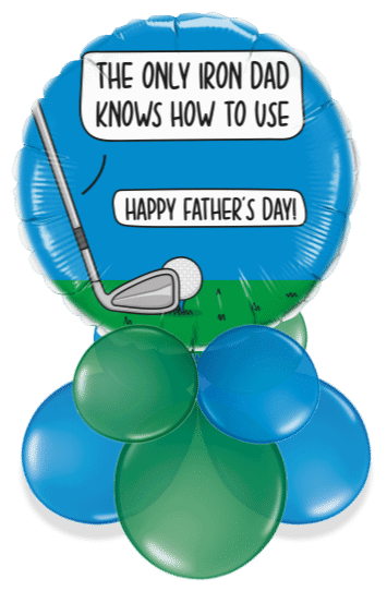 Only Iron Fathers Day Air Filled Display