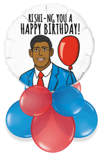 Rishi-ng you a Happy Birthday Air Filled Display