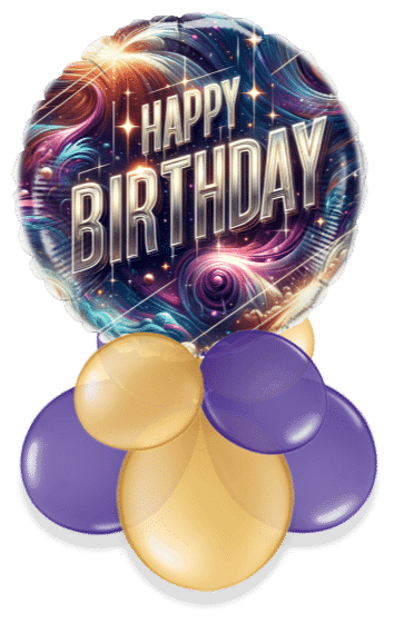 Cosmic Birthday Air Filled Display