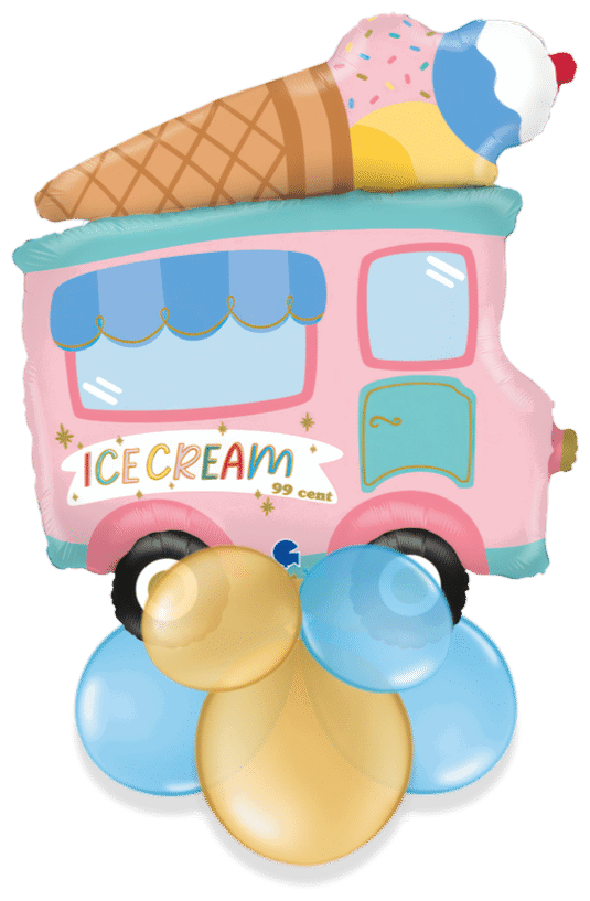 Retro IceCream Van Air Filled Display
