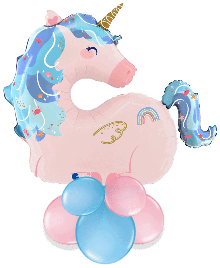 Magical Sitting Unicorn Air Filled Display