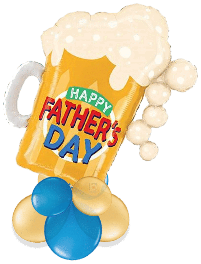 Happy Father's Day Beer Air Filled Display